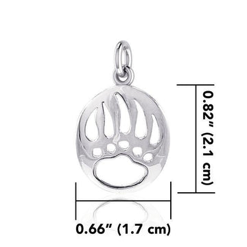 Bear Paw Silver Charm LP1271 - Jewelry